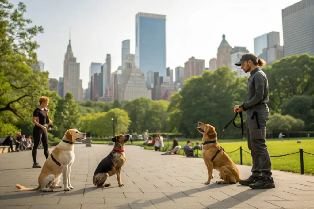Addestramento dei cani urbani: adattamento al ritmo della metropoli